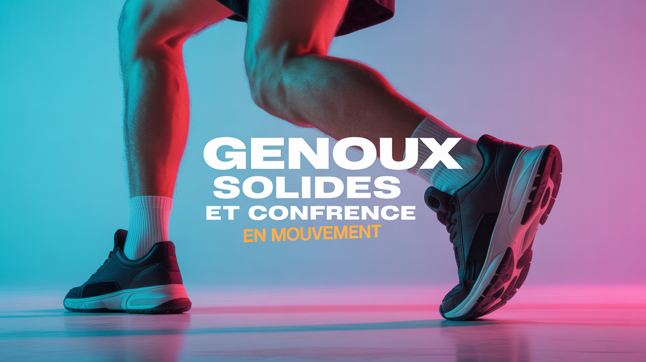 genoux solides muscles visibles confiance mouvement