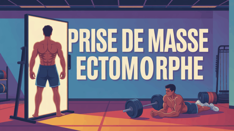 jeune homme prise de masse ectomorphe devant miroir