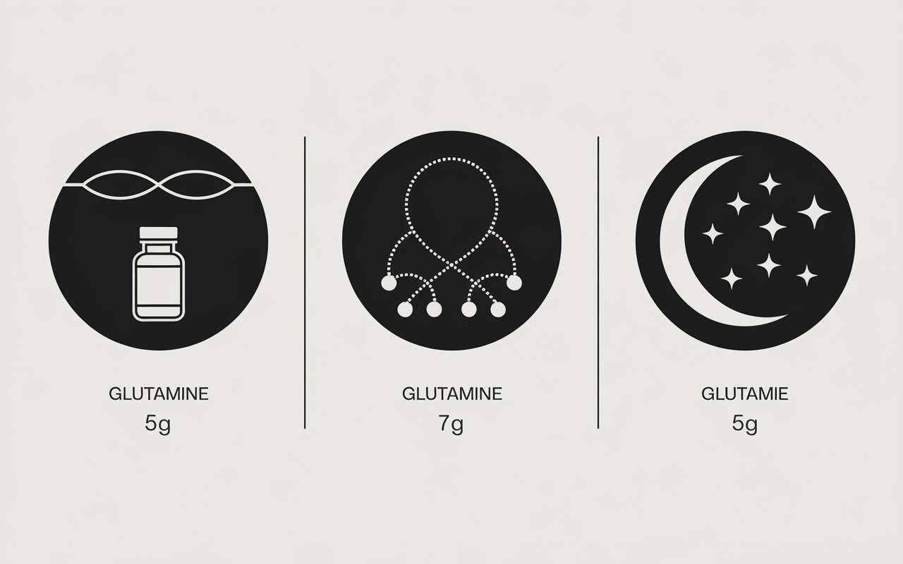 Quand prendre la glutamine - timing et dosage optimal