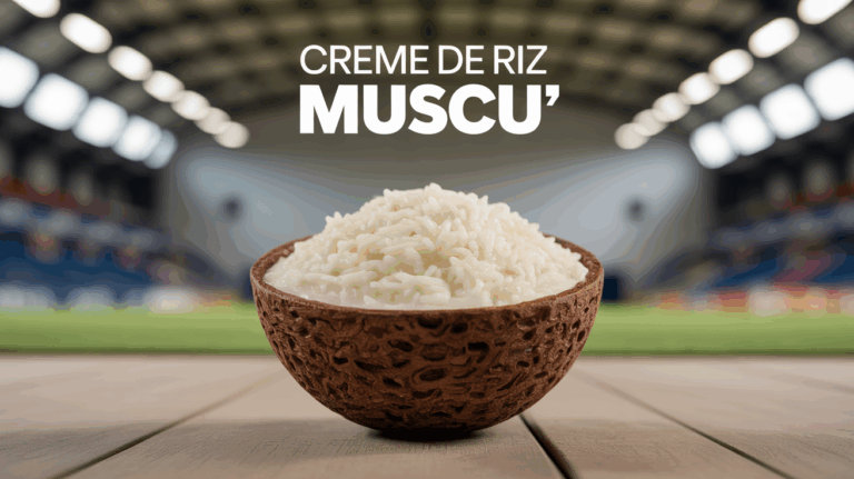 Bol creme de riz muscu entee salle de sport
