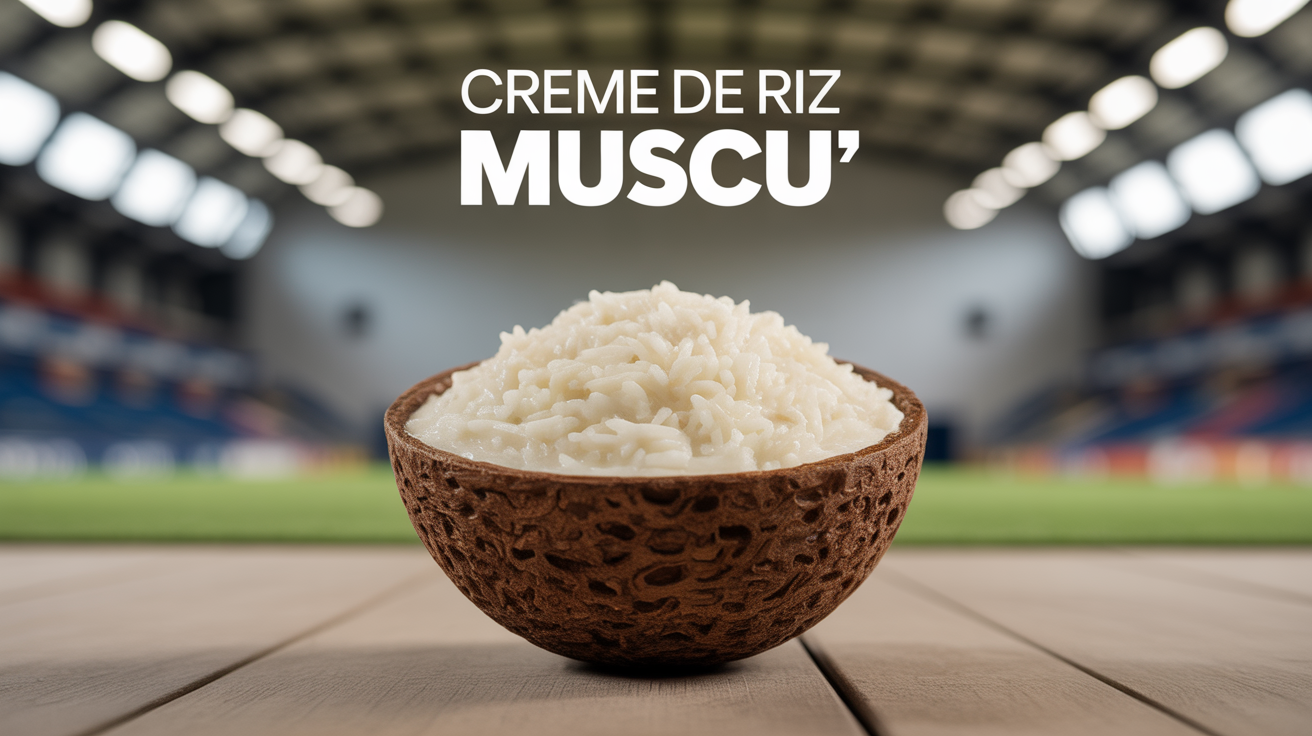 Bol creme de riz muscu entee salle de sport