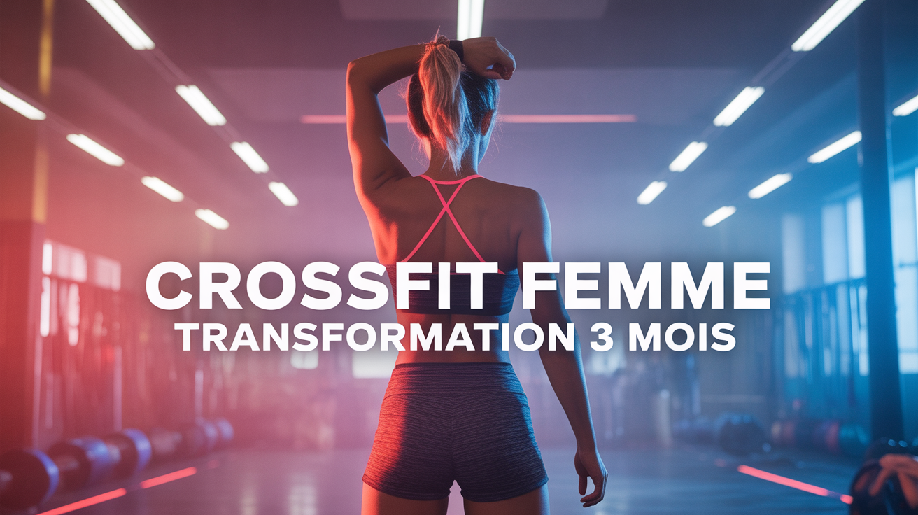 crossfit femme avant apres 3 mois silhouette salle sport