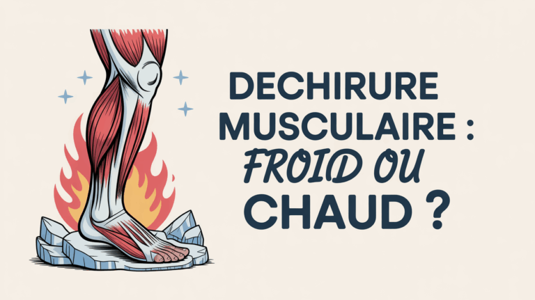 illustration muscle jambe froid chaud dechirure