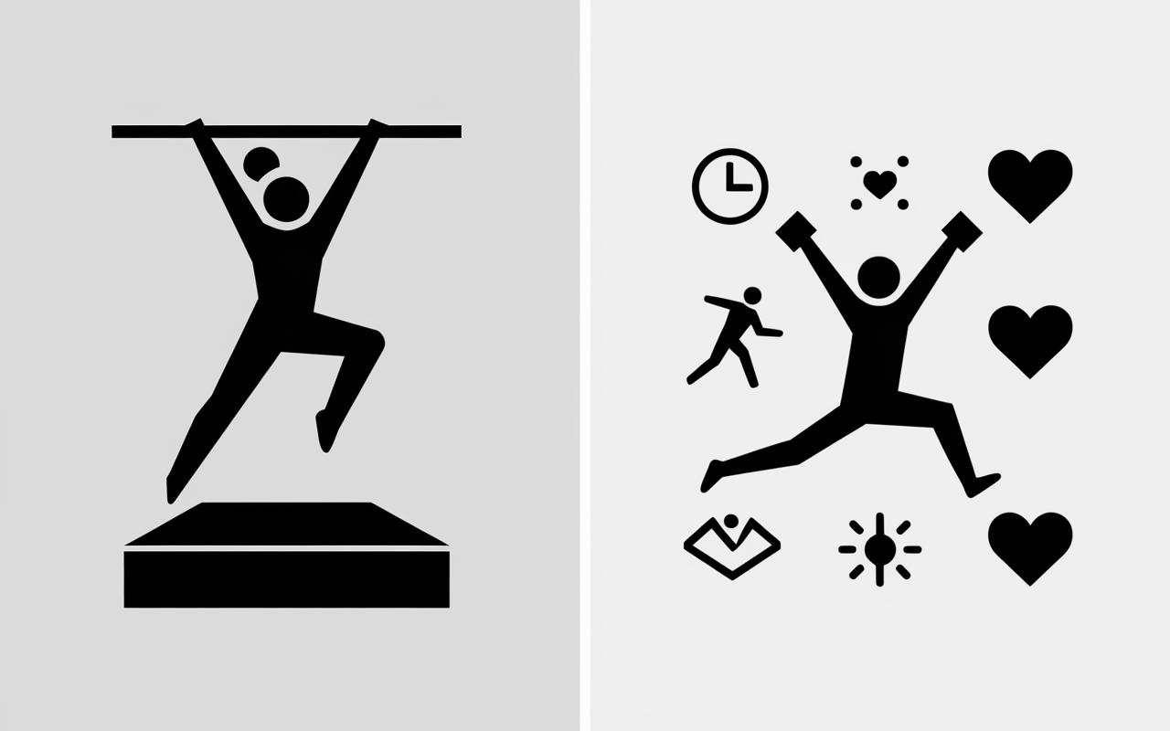 Illustration Cross Training et CrossFit flexibilité intensité