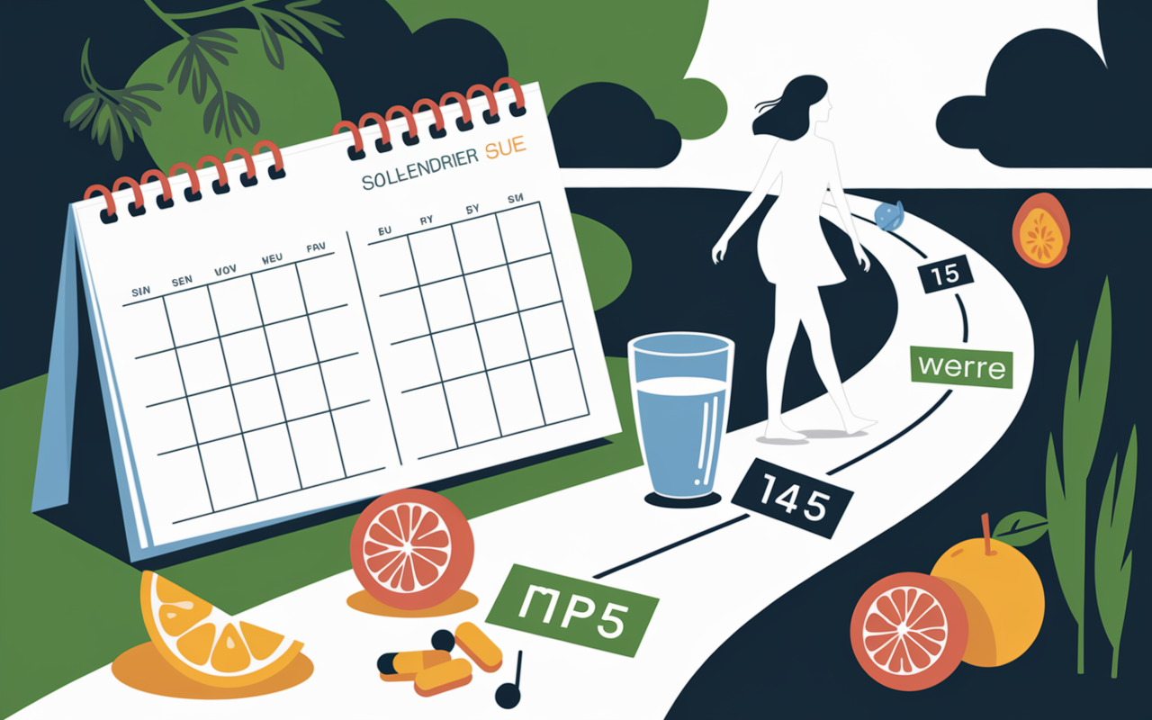 Routine cure diurétiques puissants femme calendrier
