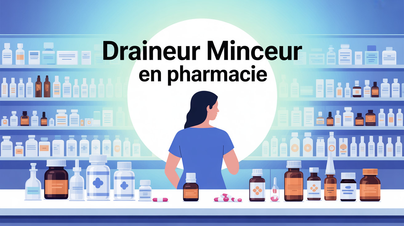 image draineur minceur pharmacie flacons ampoules gélules bien-être