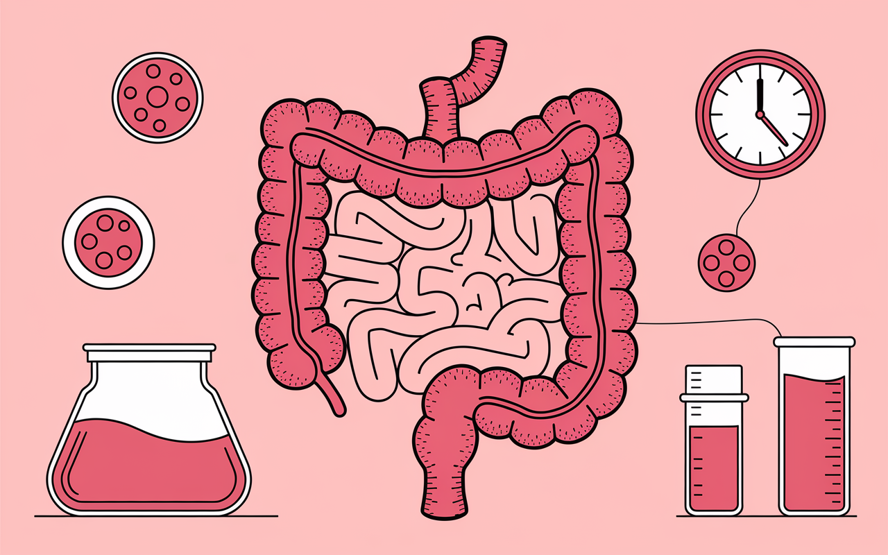 regeneration intestinale cure glutamine schema scientifique