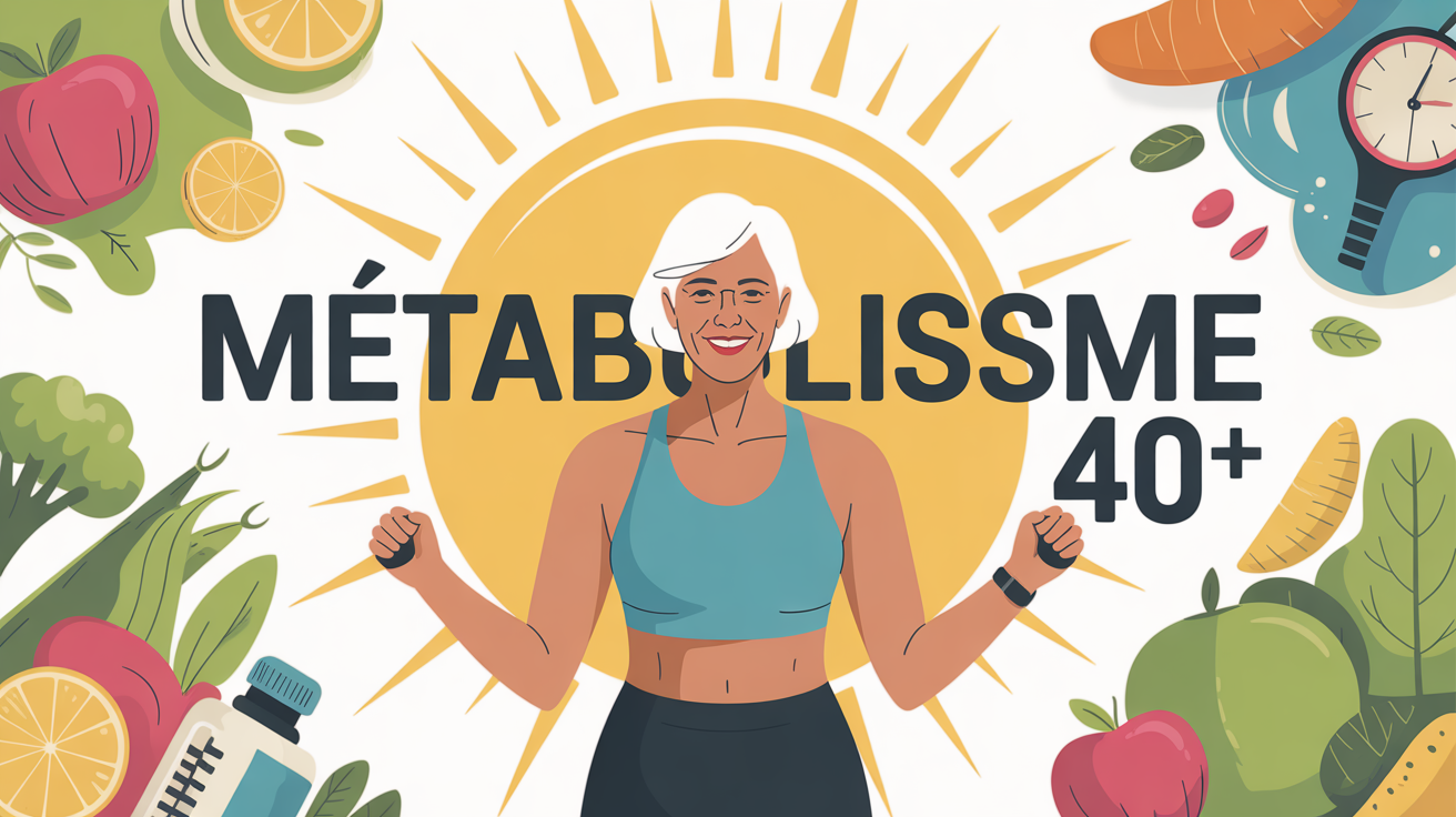 Metabolisme 40 plus personne mature aliments sains