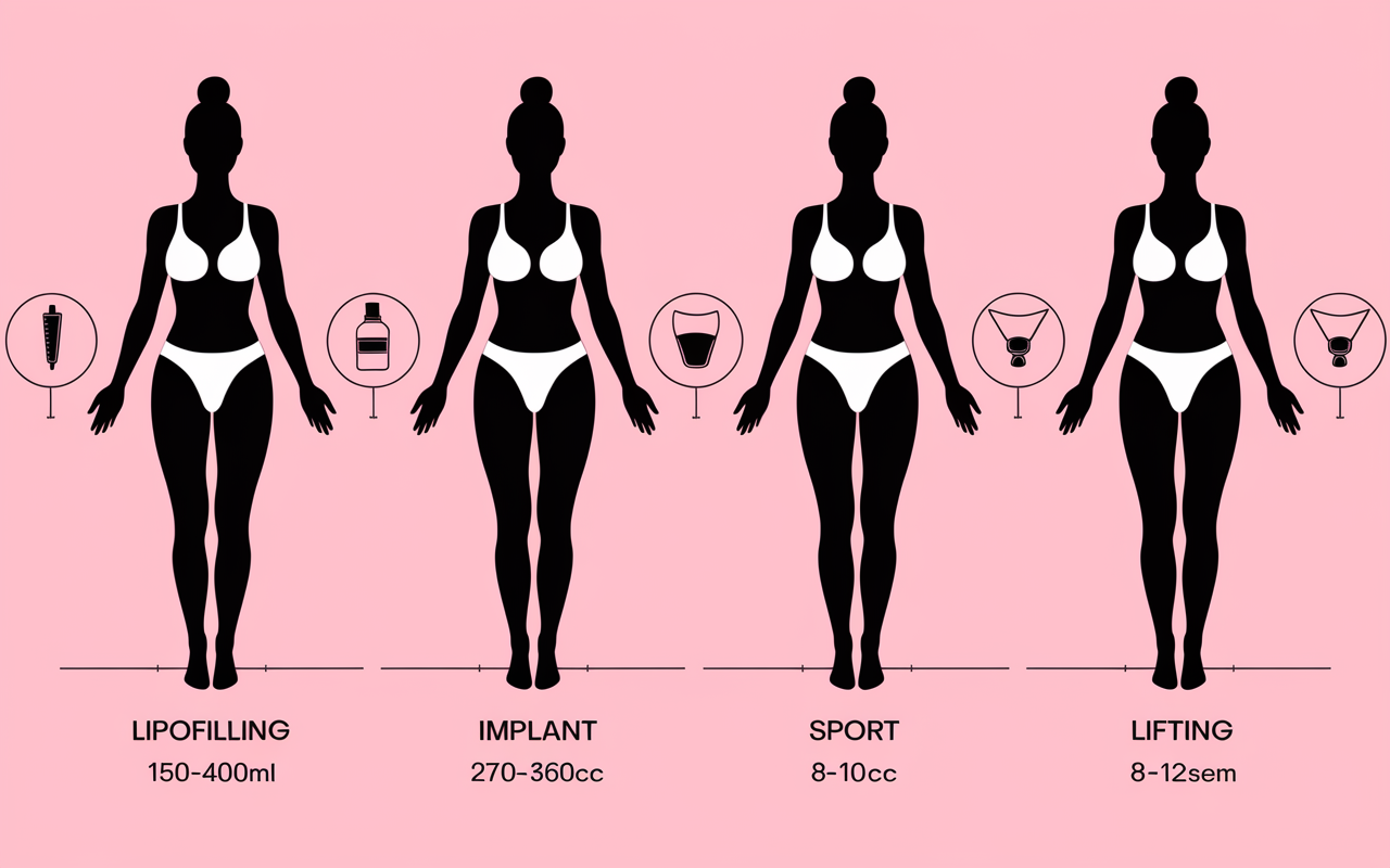 fessier techniques augmentation lipofilling implants lifting sport