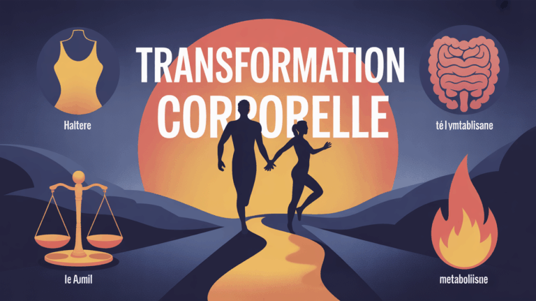 Silhouette transformation corporelle homme femme energie metabolisme