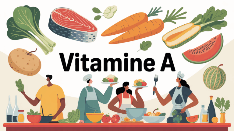 table cuisine aliments riches vitamine a