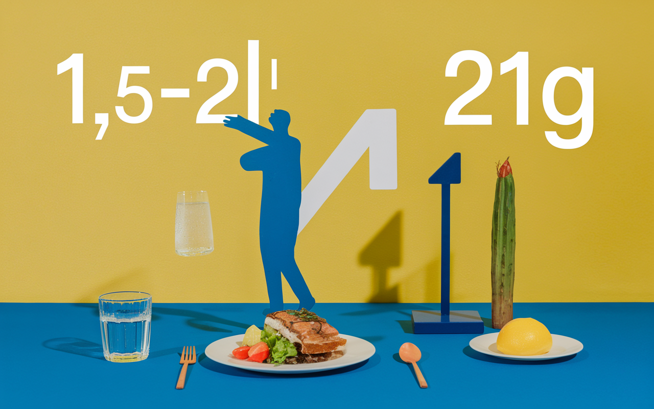 Tableau astuces relance metabolisme hydration proteines