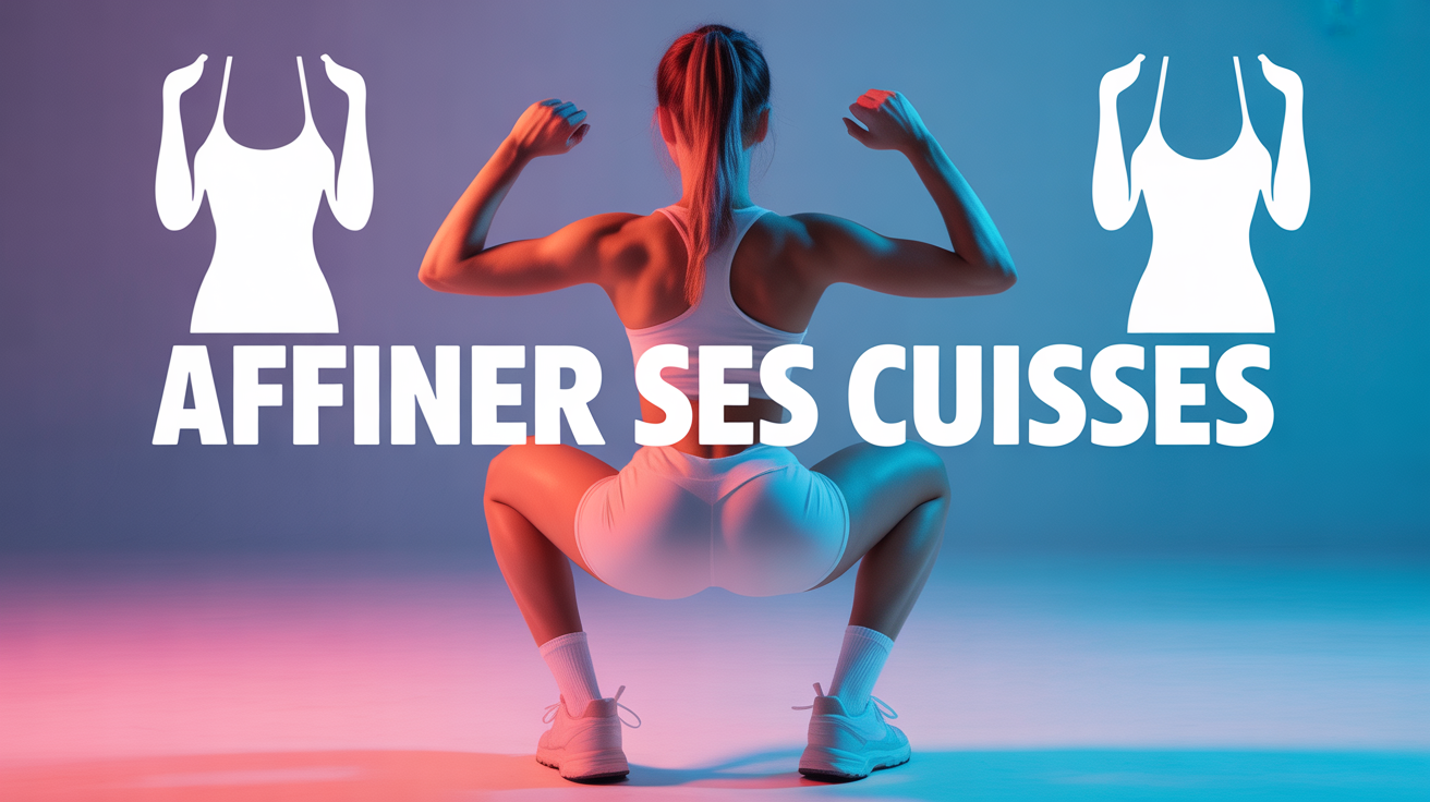 Femme effectuant des squats pour affiner ses cuisses