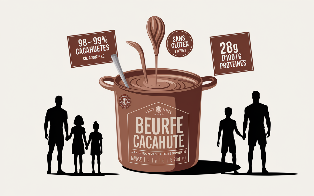 Pot beurre de cacahuète BioTechUSA vegan gluten