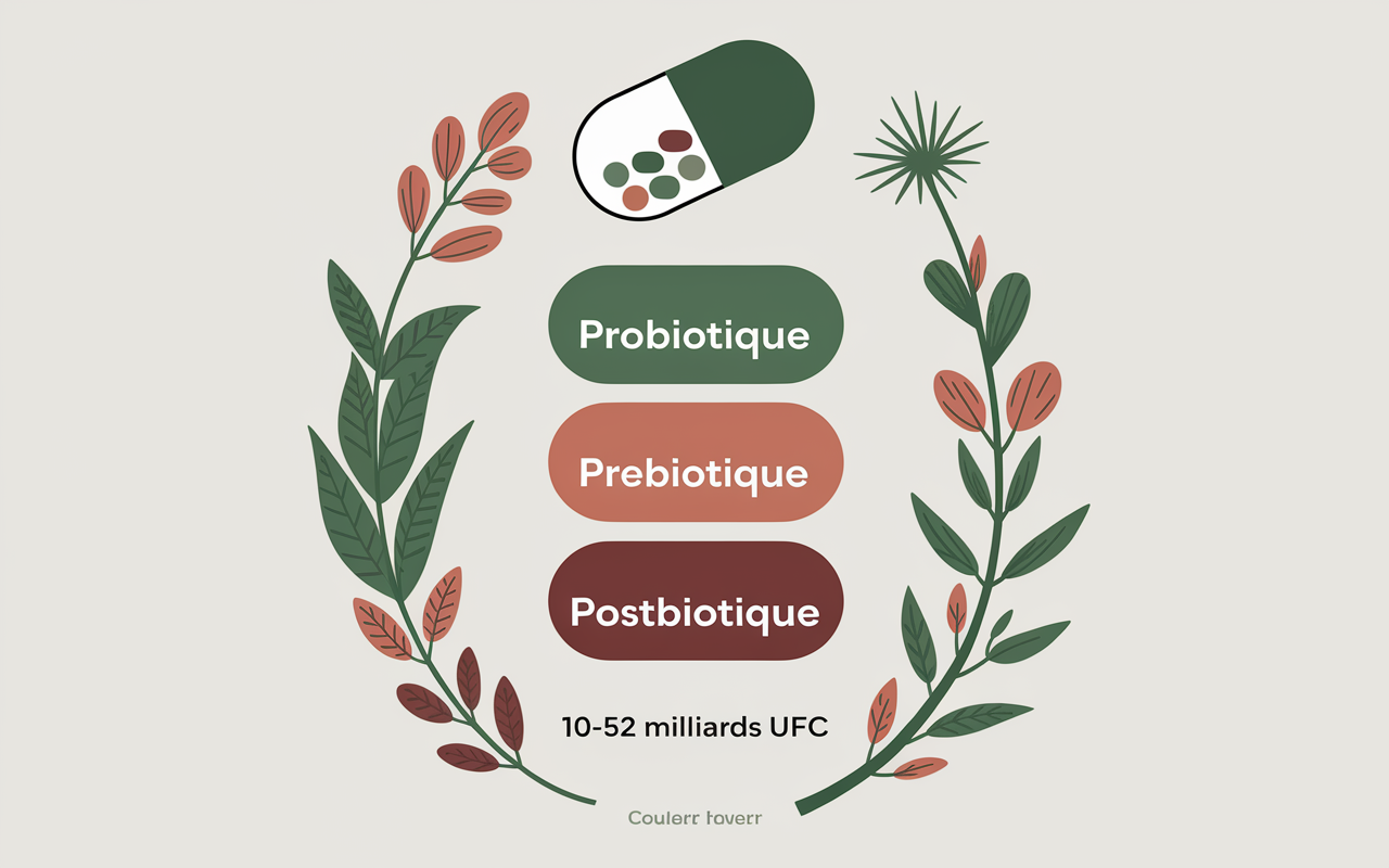 Gélule Kosbiotic ouverte avec triple couche UFC