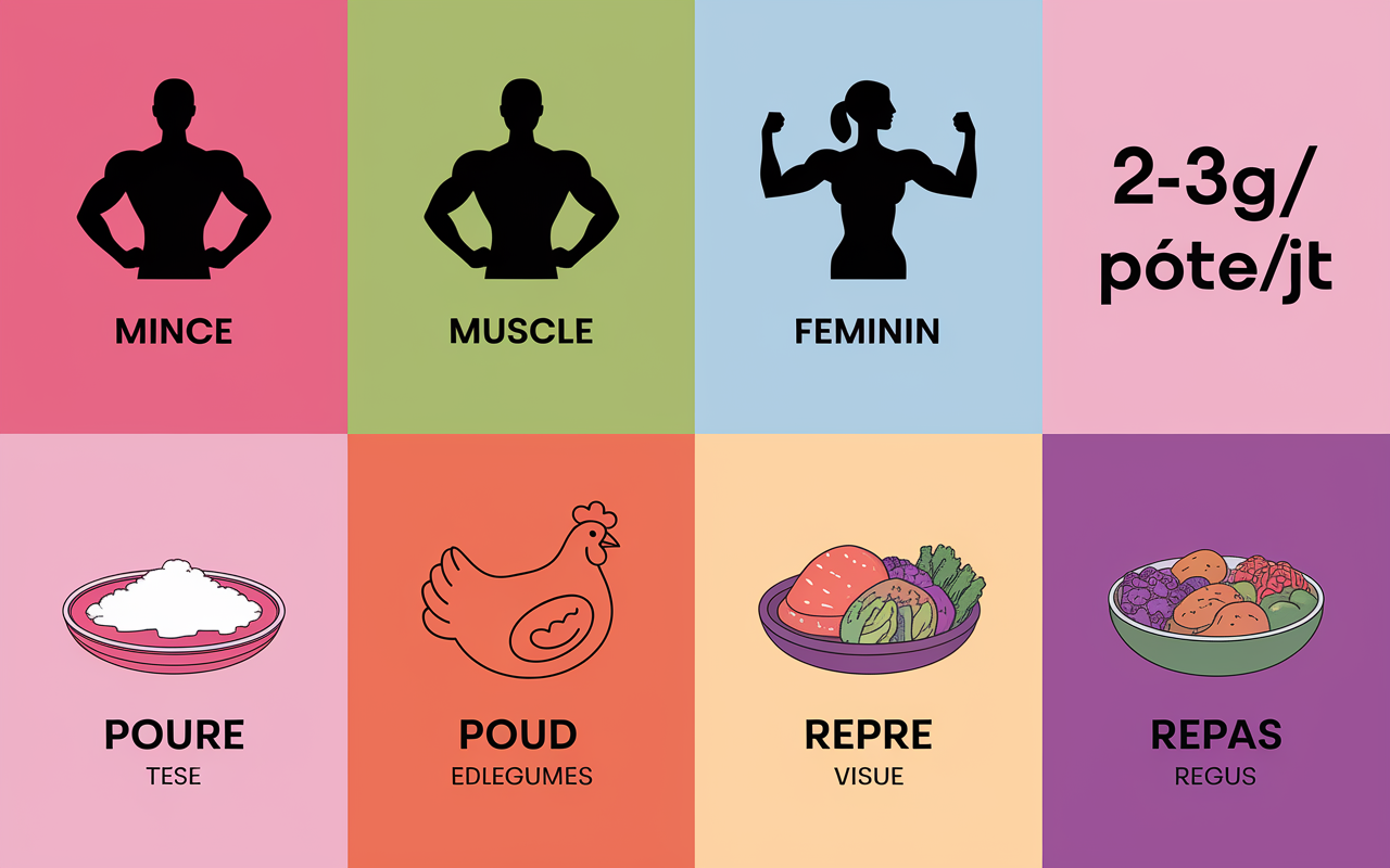 tableau morphotypes, doses protéines, sources variées
