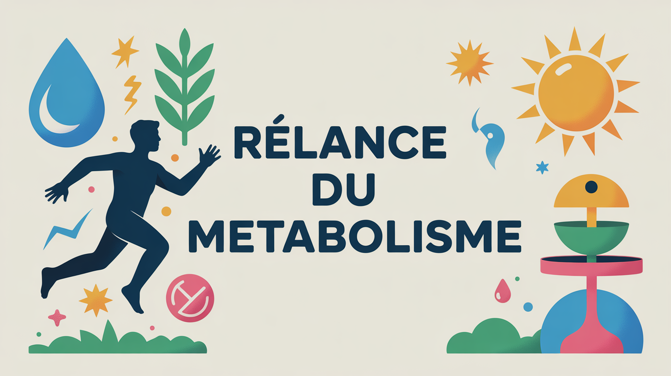 Illustration corps en mouvement relance metabolisme