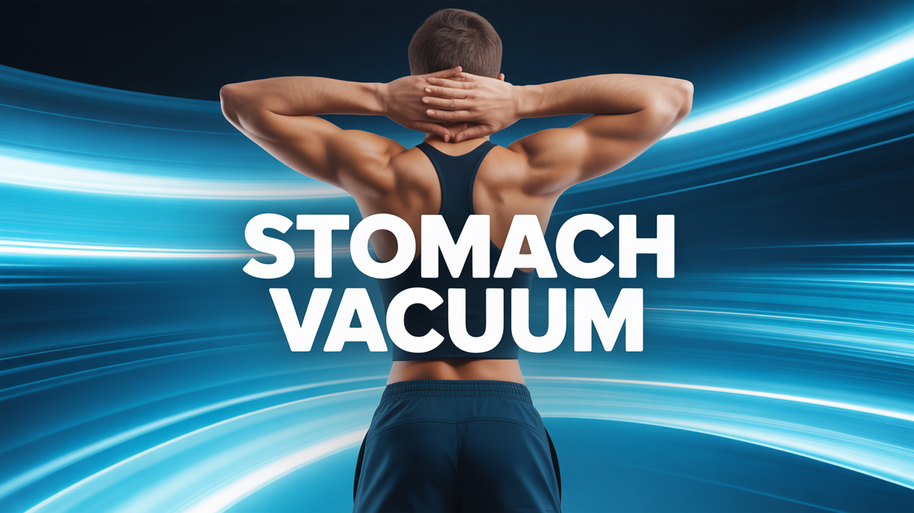 stomach vacuum silhouette motivation vue dos sport
