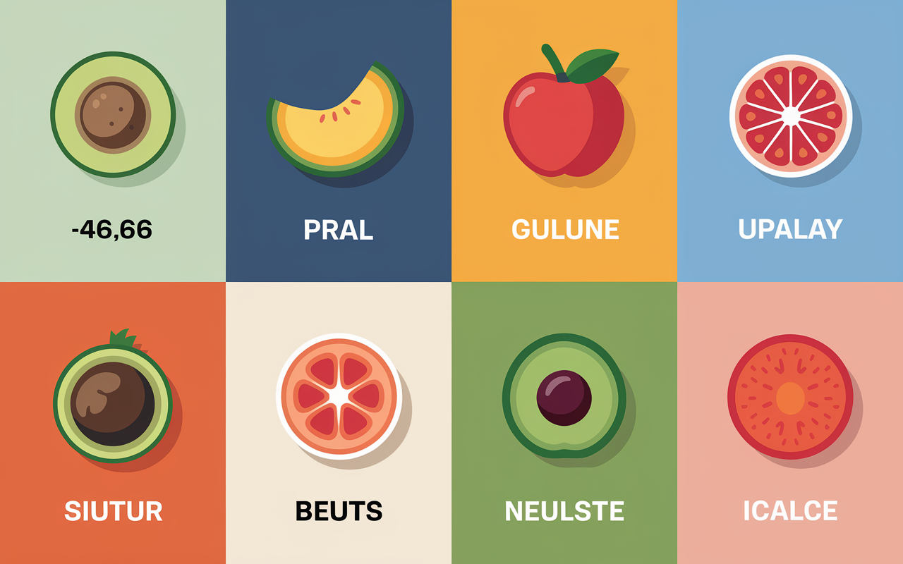 top 10 aliments alcalins score PRAL