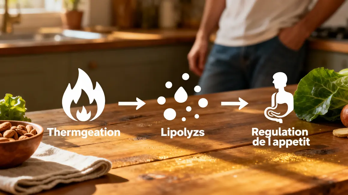 diagramme des mecanismes du bruleur de graisse sans sport