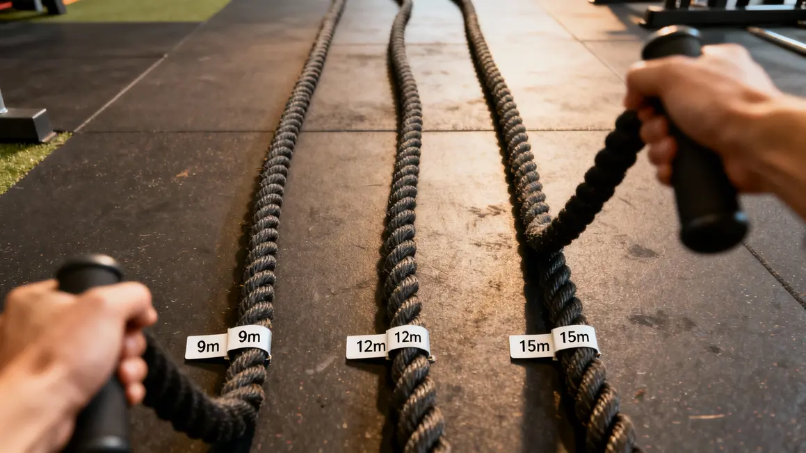 battle rope longueur diamètre poignée sport