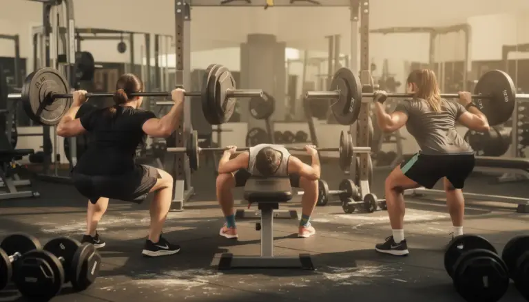 powerlifting salle musculation trois mouvements