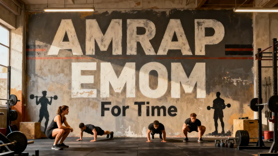 Tableau amrap emom wods crossfit débutant