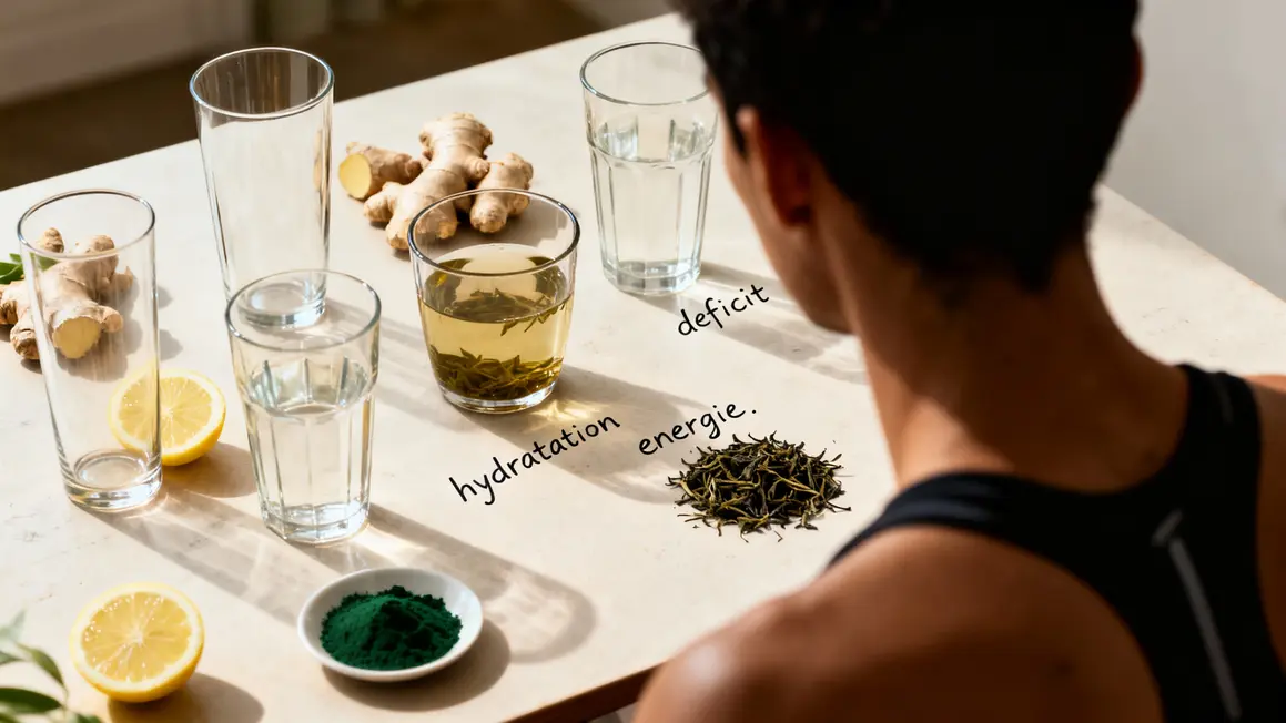 verres boissons minceur et notes hydratation
