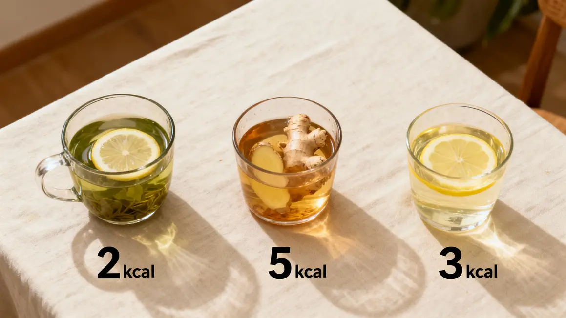 verres boissons brûle-graisses thé vert citron gingembre citronnée