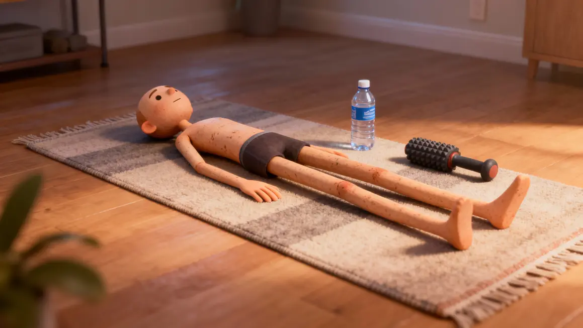 Repos récupération CrossFit débutant massage hydratation