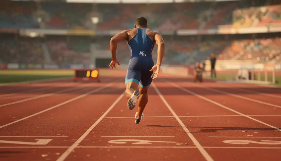 sprinter sur piste vitesse maximale 44 72 kmh