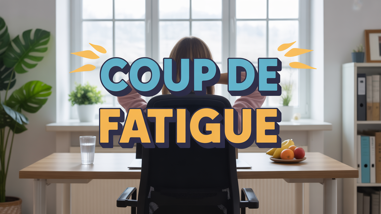 comment avoir de l energie rapidement scene de bureau lumineux