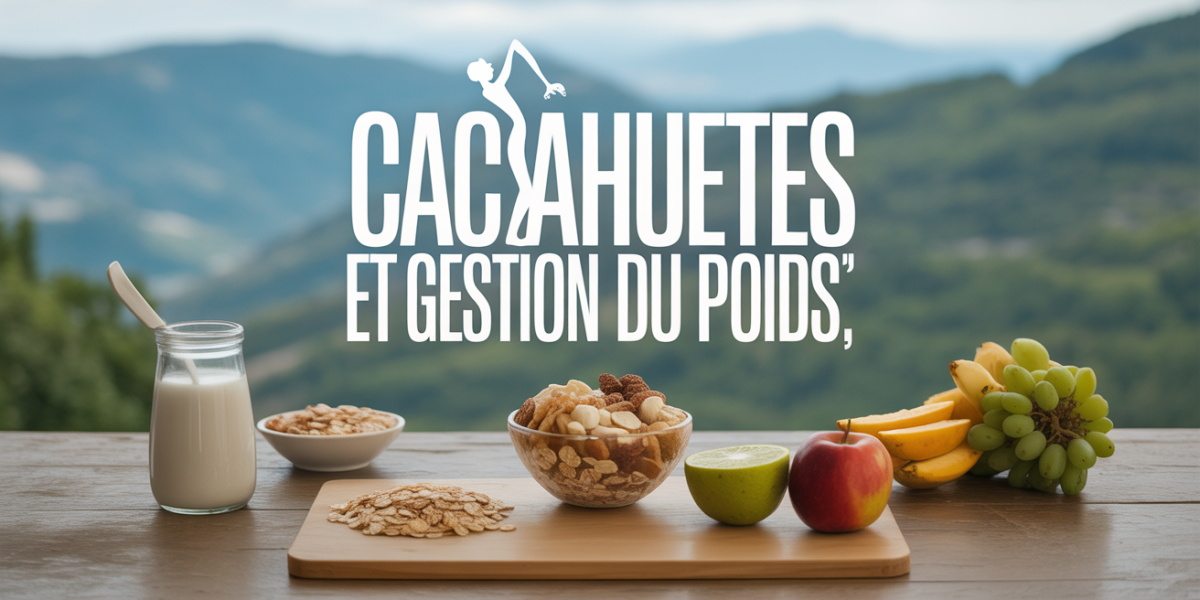 bol cacahuetes nature muesli fruits gestion du poids