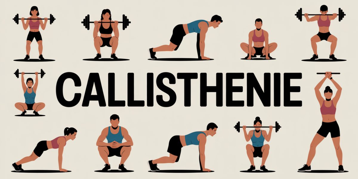 callisthenie silhouettes push ups squats tractions