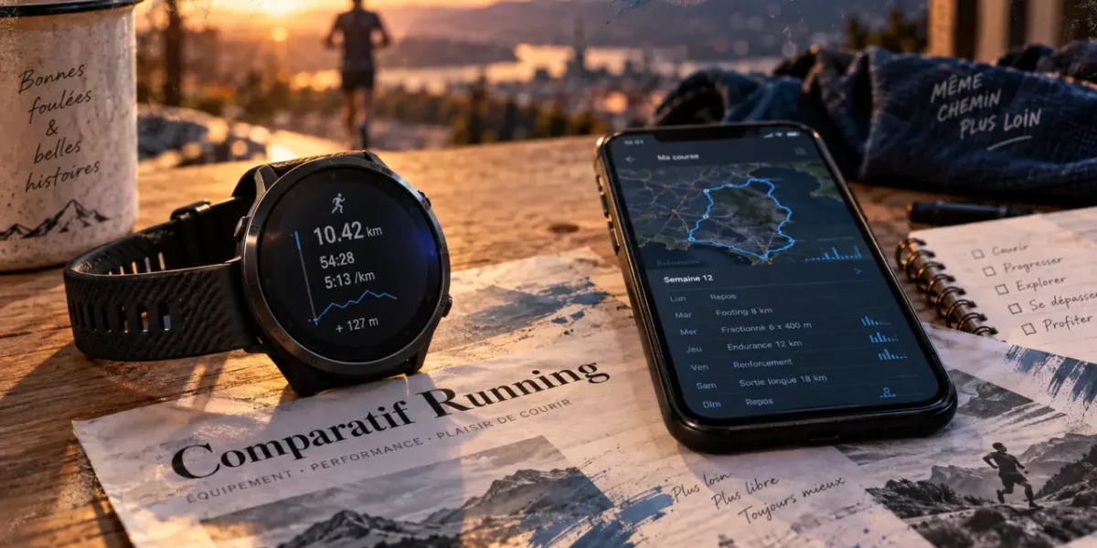 Comparatif montre running : montre GPS et smartphone