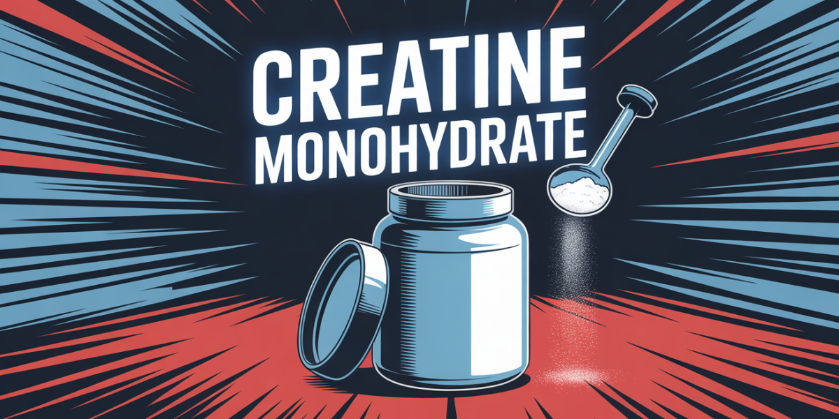 creatine monohydrate pot et cuillere doseuse poudre