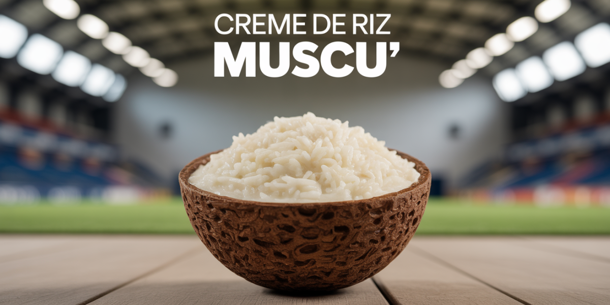 Bol creme de riz muscu entee salle de sport