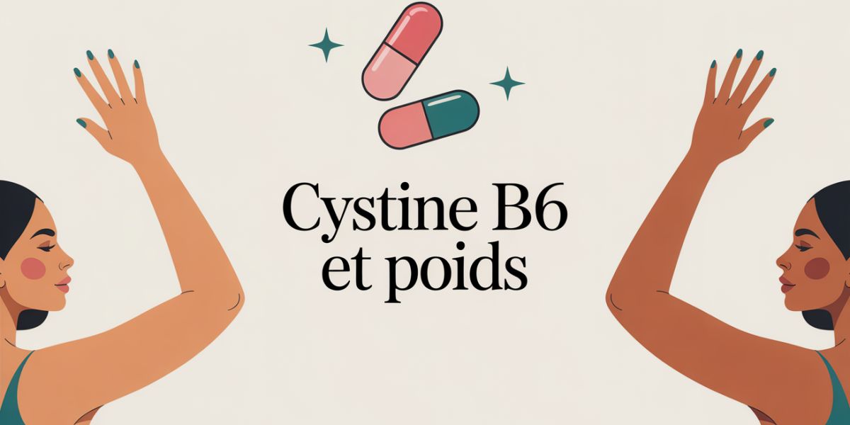 Cystine B6 poids, chevelure brillante et ongles robustes