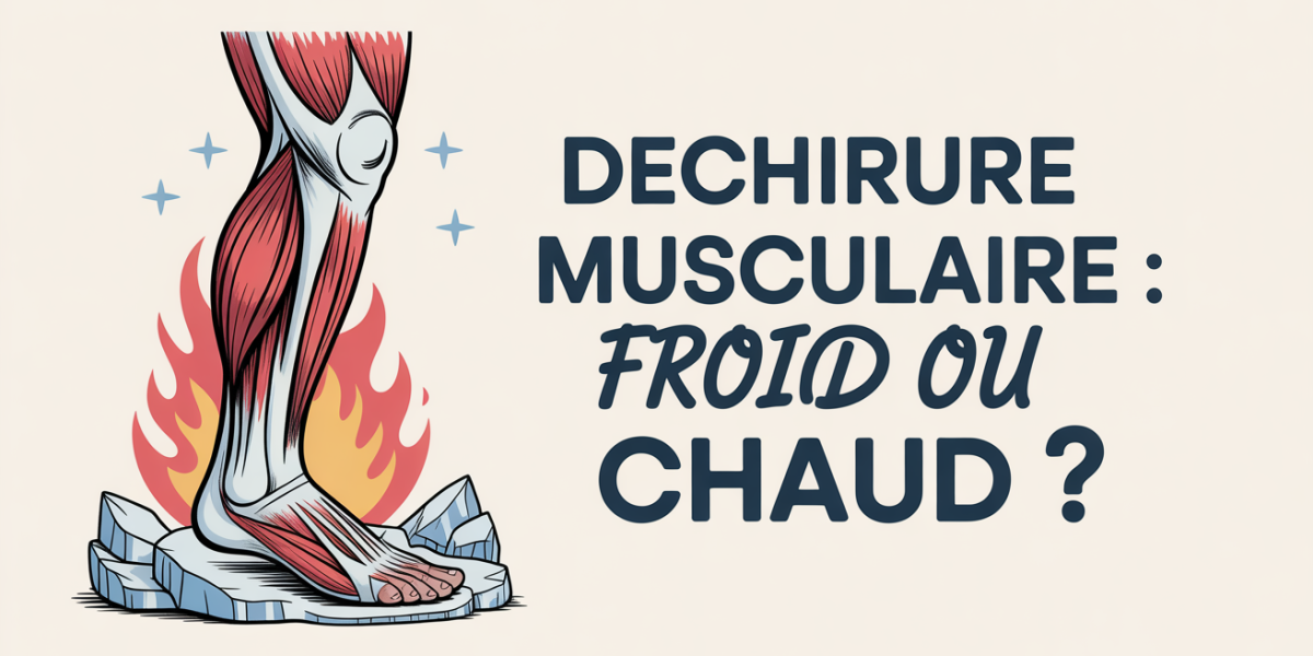 illustration muscle jambe froid chaud dechirure