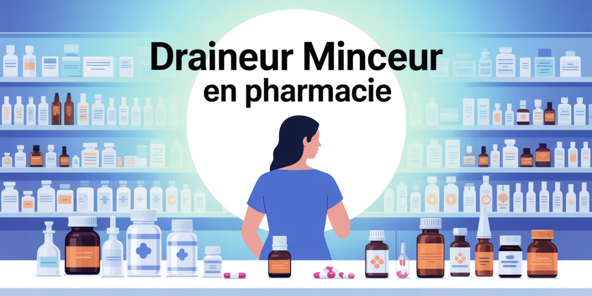 image draineur minceur pharmacie flacons ampoules gélules bien-être