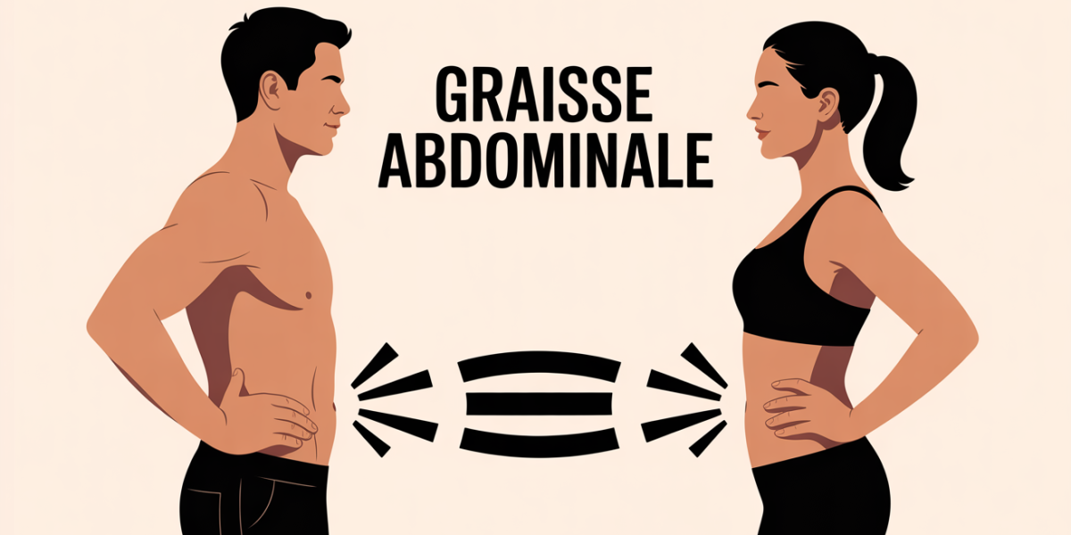 réduction graisse abdominale homme femme vue dos