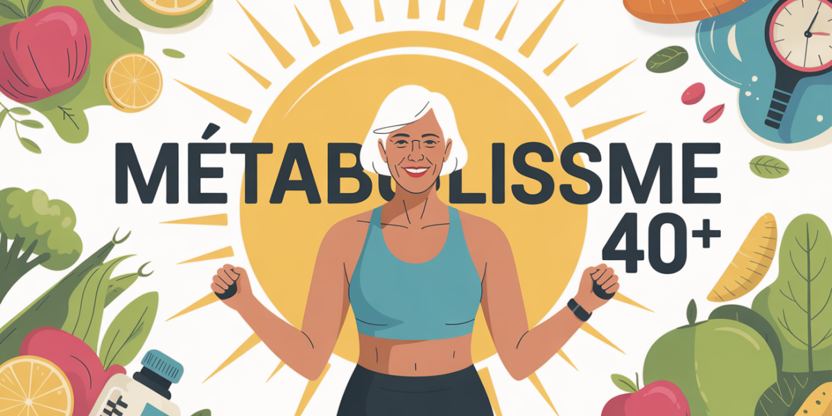 Metabolisme 40 plus personne mature aliments sains