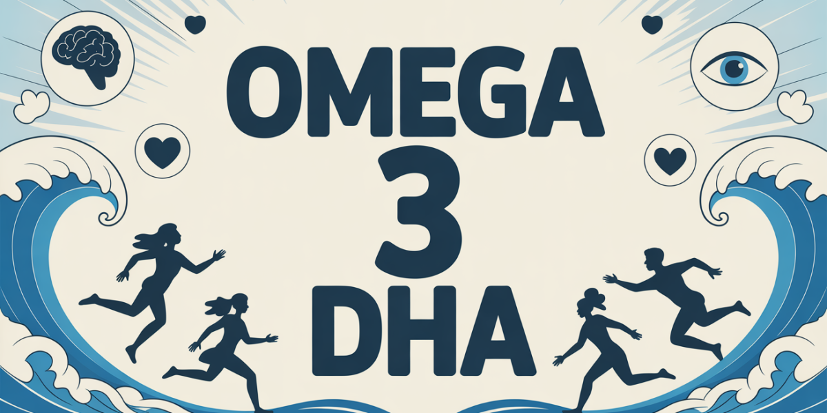 illustration omega 3 dha vitalite cerveau coeur yeux