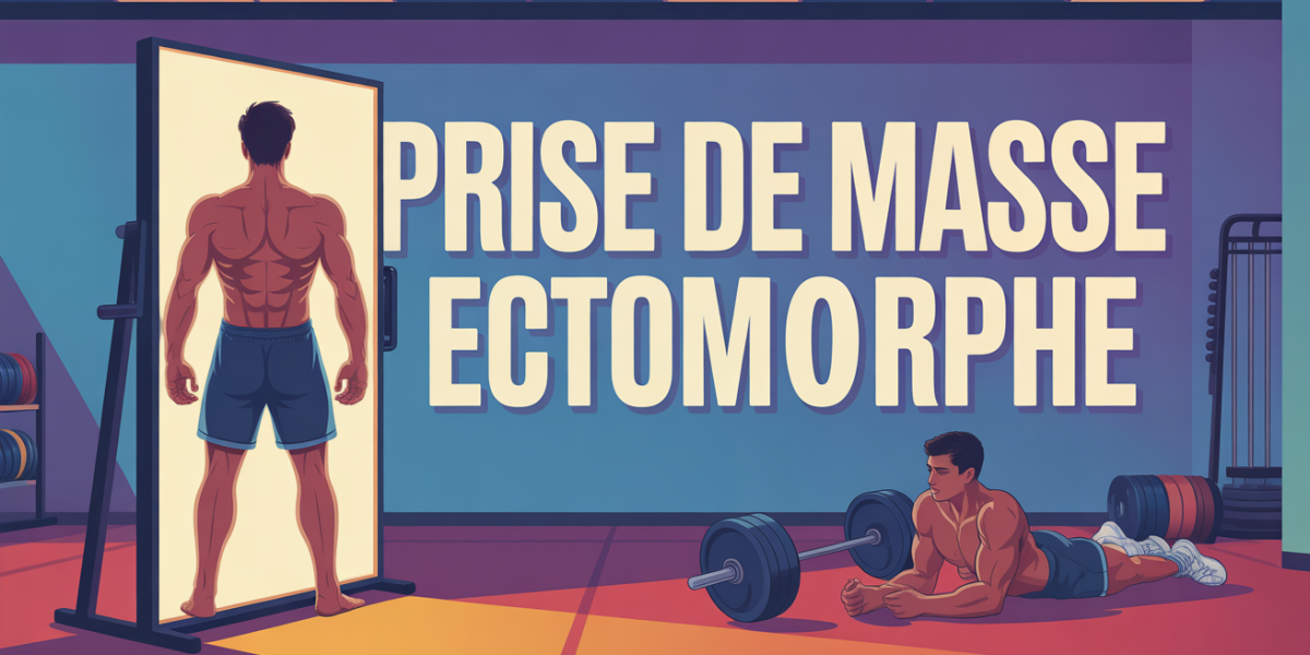 jeune homme prise de masse ectomorphe devant miroir
