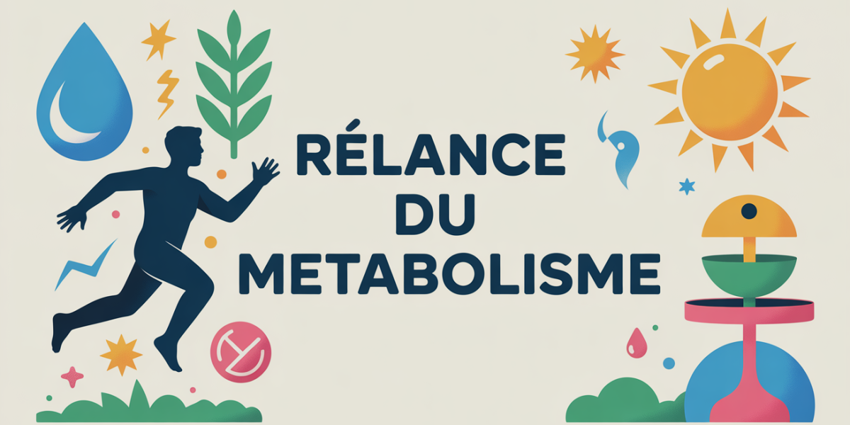 Illustration corps en mouvement relance metabolisme