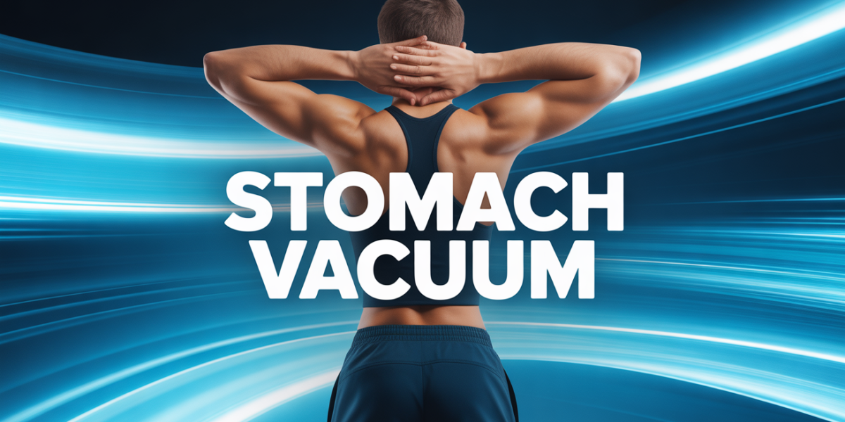 stomach vacuum silhouette motivation vue dos sport