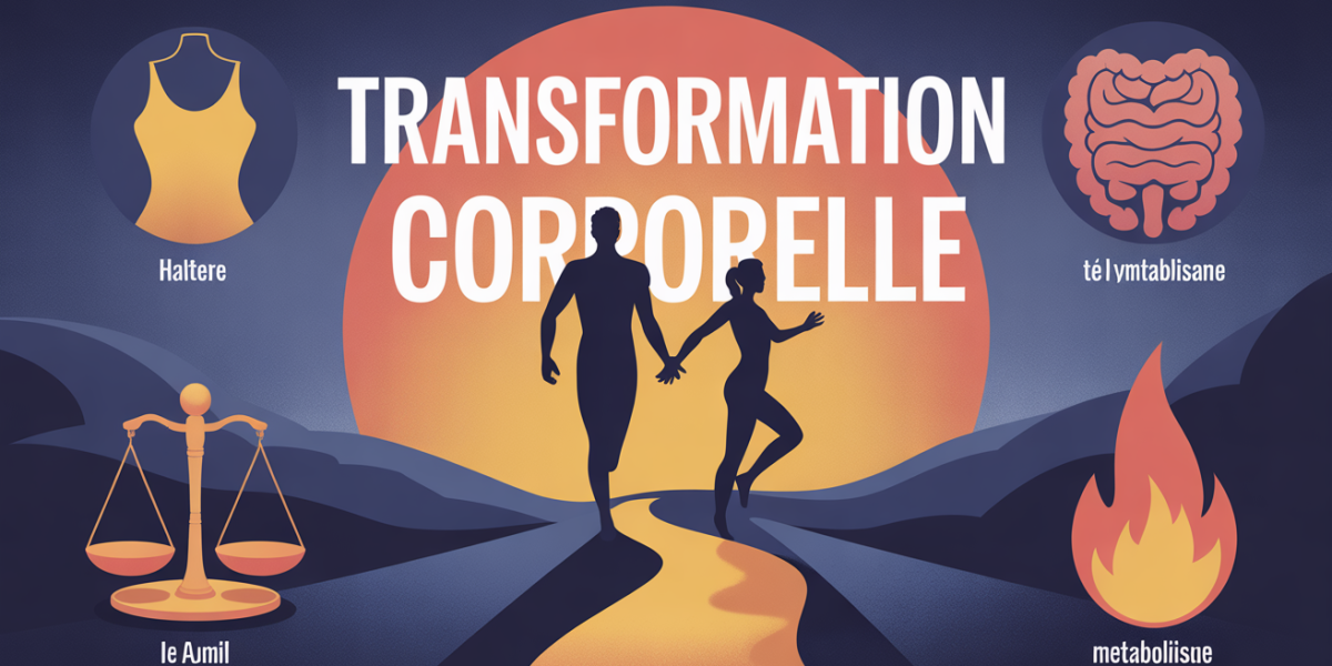 Silhouette transformation corporelle homme femme energie metabolisme