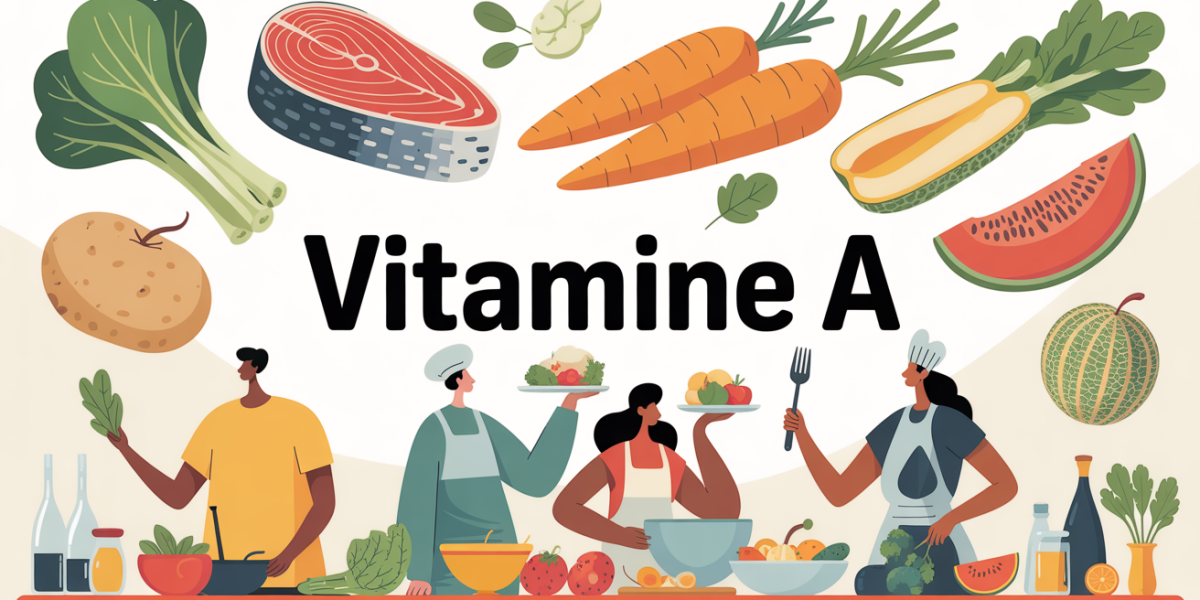 table cuisine aliments riches vitamine a